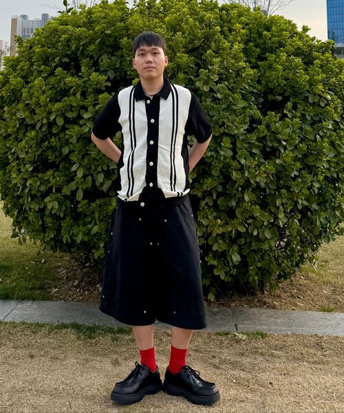 NOMANUAL(NOMANUAL)の「C.D.L BERMUDA PANTS - WASHED BLACK(その他パンツ・レディース・その他・SMALL/MEDIUM/LARGE)」の5枚目の写真
