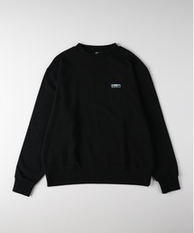 CAMP7（キャンプセブン）の「【CAMP7】胸ラベルロゴ クルーネックトレーナー (シンプルデザイン/裏毛素材/抗菌防臭/デイリーカジュアル/ユニセックス)（スウェット）」