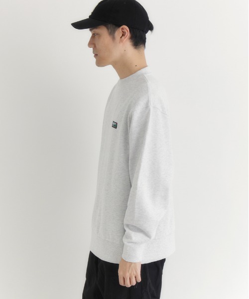 CAMP7(キャンプセブン)の「【CAMP7】胸ラベルロゴ クルーネックトレーナー (シンプルデザイン/裏毛素材/抗菌防臭/デイリーカジュアル/ユニセックス)(スウェット・メンズ・ライトグレー/ブラック/オリーブ・M/XL/L)」の21枚目の写真