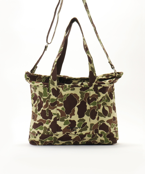 Carhartt WIP(カーハートダブリューアイピー)の「CARHARTT WIP / カーハート ダブリューアイピー ELFORD TOTE BAG(ショルダーバッグ・メンズ・カーキ・FREE)」の2枚目の写真