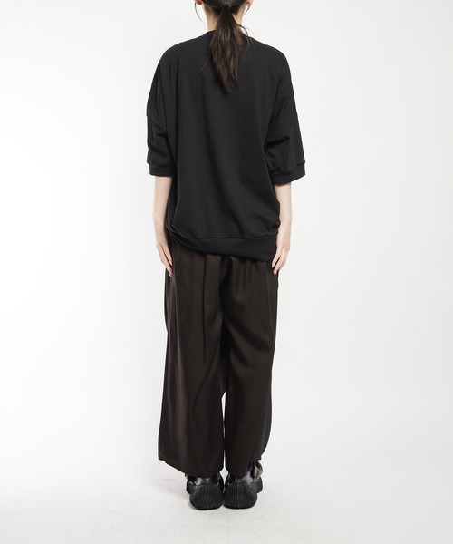 gomme(ゴム)の「エクセルツイル ツイルスクイッドパンツ(その他パンツ・レディース・ブラック・MEDIUM)」の22枚目の写真
