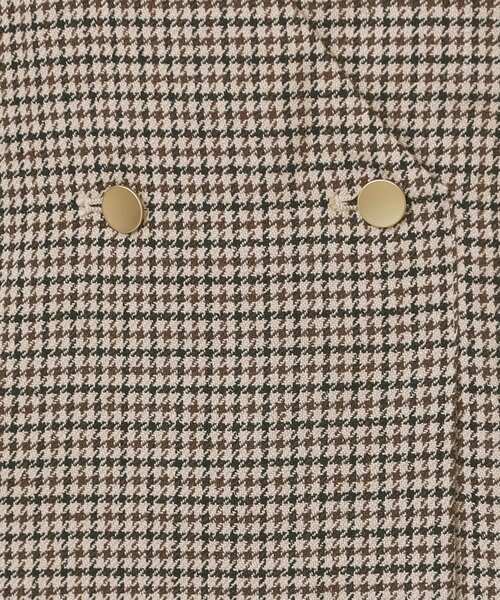 index（インデックス）の「ラップ風ツイードジャンスカ【洗濯機OK/防シワ】（ワンピース・レディース・ブラック/ブラウン系2/ブラウン系その他・36/38/40/42）」の12枚目の写真