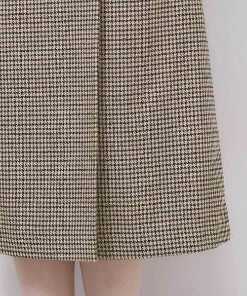 セール】ラップ風ツイードジャンスカ【洗濯機OK/防シワ】（ワンピース