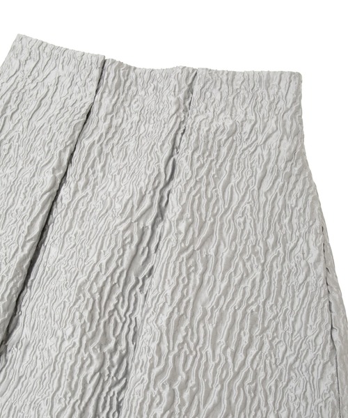 Tiara（ティアラ）の「ジャガードタックフレアスカート（スカート・レディース・グレー/ミント・3/2）」の15枚目の写真