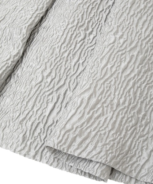 Tiara（ティアラ）の「ジャガードタックフレアスカート（スカート・レディース・グレー/ミント・3/2）」の18枚目の写真