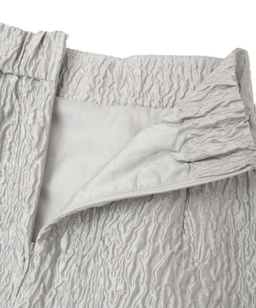 Tiara（ティアラ）の「ジャガードタックフレアスカート（スカート・レディース・グレー/ミント・3/2）」の19枚目の写真