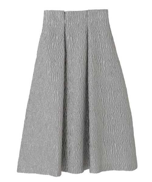 セール】ジャガードタックフレアスカート（スカート）｜TIARA