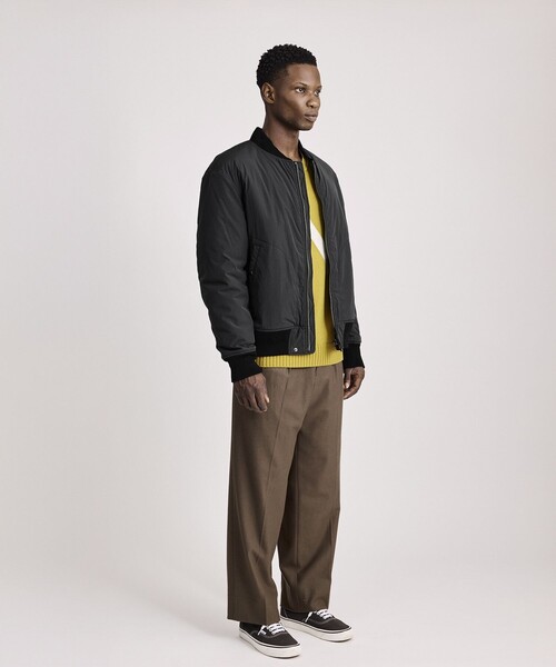 Saturdays NYC（サタデーズ ニューヨークシティ ）の「Christo Bomber（ブルゾン・メンズ・ベージュ/ブラック・M/L/XL）」の10枚目の写真