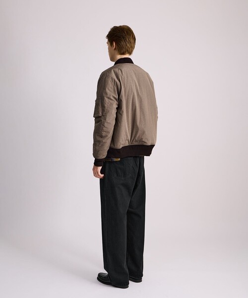 Saturdays NYC（サタデーズ ニューヨークシティ ）の「Christo Bomber（ブルゾン・メンズ・ベージュ/ブラック・M/L/XL）」の14枚目の写真