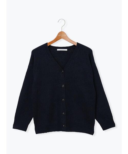 Lugnoncure（ルノンキュール）の「ウール混ふわふわVネックカーディガン（カーディガン/ボレロ・レディース・オレンジ/ベージュ/ブルー/グレー・F）」の14枚目の写真