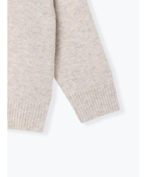 Lugnoncure（ルノンキュール）の「ウール混ふわふわVネックカーディガン（カーディガン/ボレロ・レディース・オレンジ/ベージュ/ブルー/グレー・F）」の10枚目の写真