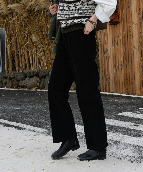 PIGMENT(ピグメント)の「ヒートハイブリッドウエストバンドパンツ (PBD12W-WPTW005)(その他パンツ・レディース・ブラック/ベージュ/ネイビー/ブラウン/ピンク・MEDIUM/LARGE/SMALL)」の6枚目の写真