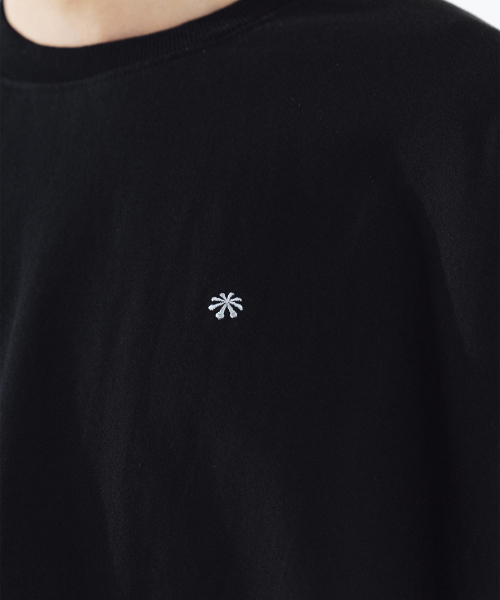 ANGLAN（アングラン）の「Layered Basic Trim Long Sleeve - Black（Tシャツ/カットソー・メンズ・ブラック・FREE）」の5枚目の写真