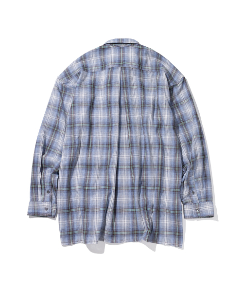 MASSNOUN(マスノウン)の「マルチミックスチェックシャツ MSIST002-BL(シャツ/ブラウス・レディース・その他・LARGE/MEDIUM)」の2枚目の写真