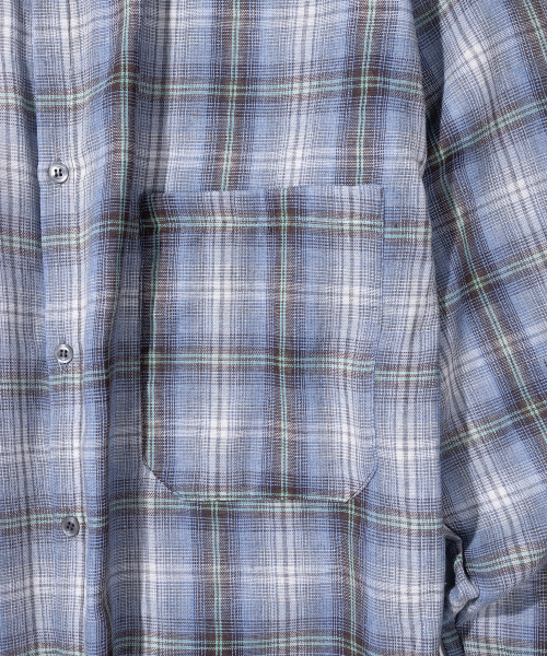 MASSNOUN(マスノウン)の「マルチミックスチェックシャツ MSIST002-BL(シャツ/ブラウス・レディース・その他・LARGE/MEDIUM)」の5枚目の写真