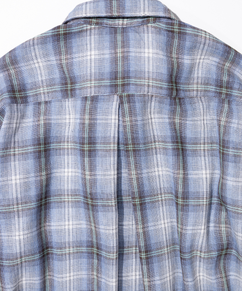 MASSNOUN(マスノウン)の「マルチミックスチェックシャツ MSIST002-BL(シャツ/ブラウス・レディース・その他・LARGE/MEDIUM)」の8枚目の写真