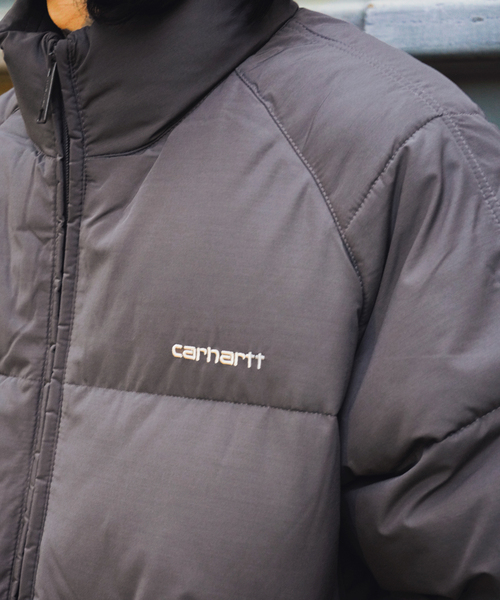 Carhartt WIP(カーハートダブリューアイピー)の「CARHARTT WIP / カーハート ダブリューアイピー NEBRASKA JACKET(ダウンジャケット/コート・メンズ・グレー/ブラック・MEDIUM/SMALL)」の6枚目の写真