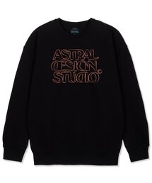 アストラルデザインスタジオ2 オーバーサイズ スウェット_ブラック