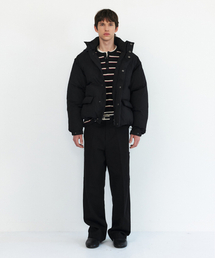 WINDER（ワインダー）の「DETACHABLE WRINKLE DUCK DOWN PARKA - BLACK（ダウンジャケット/コート・メンズ）」