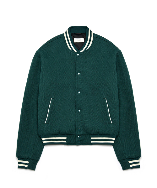 VARSITY JACKET WOOL GREEN