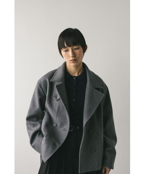 セール】ウールベルトショートコート（その他アウター）｜STYLEMIXER