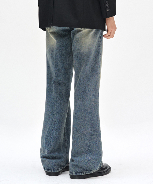 DECET（デケト）の「Dawn Semi Flared Jeans DCPT044STNGRBlue（デニムパンツ・レディース・その他・26/28/30/32/34）」の6枚目の写真