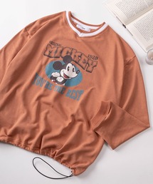 make a ray!（メイク ア レイ！）の「【71】【Disney/ディズニー】ミッキーマウス／101匹わんちゃん Vネック 裏毛 スウェット ドローコード付（スウェット）」