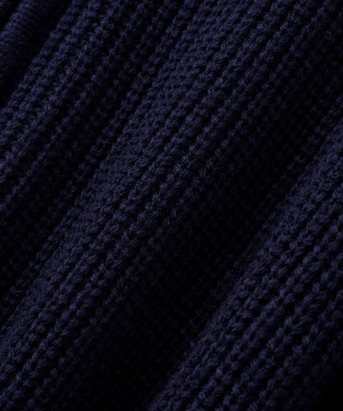 BLOND9(ブロンドナイン)の「Collar full zip cardigan_navy(カーディガン/ボレロ・メンズ・その他・LARGE)」の5枚目の写真