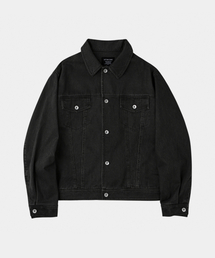 LETTERCOMO（レテルコモ）の「イージーガーメントトラッカージャケットブラック（デニムジャケット）」