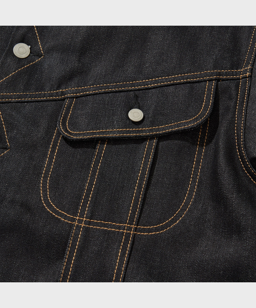VDR(ブイディアール)の「DENIM SHEARLING JACKET(デニムジャケット・メンズ・その他・MEDIUM/LARGE/X-LARGE)」の4枚目の写真
