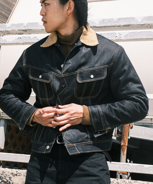 VDR(ブイディアール)の「DENIM SHEARLING JACKET(デニムジャケット・メンズ・その他・MEDIUM/LARGE/X-LARGE)」の7枚目の写真