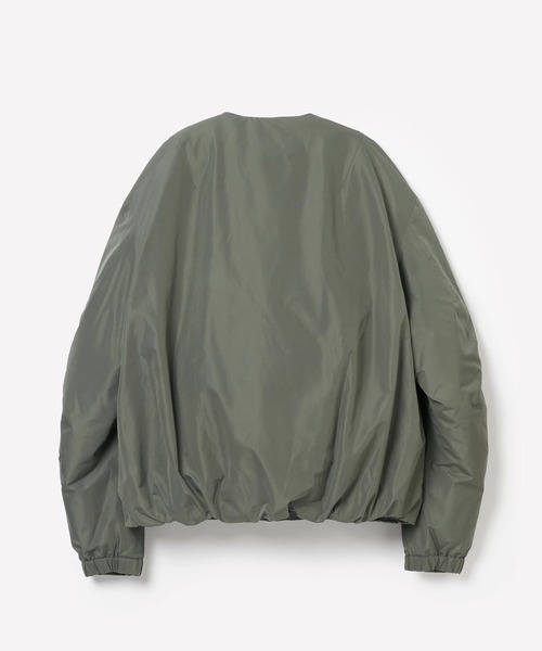 YDOT（ワイドット）の「【YDOT】COLLARLESS BOMBER DOWN JACKET（ダウンジャケット/コート・メンズ・セージグリーン/ブラック・M/L）」の18枚目の写真