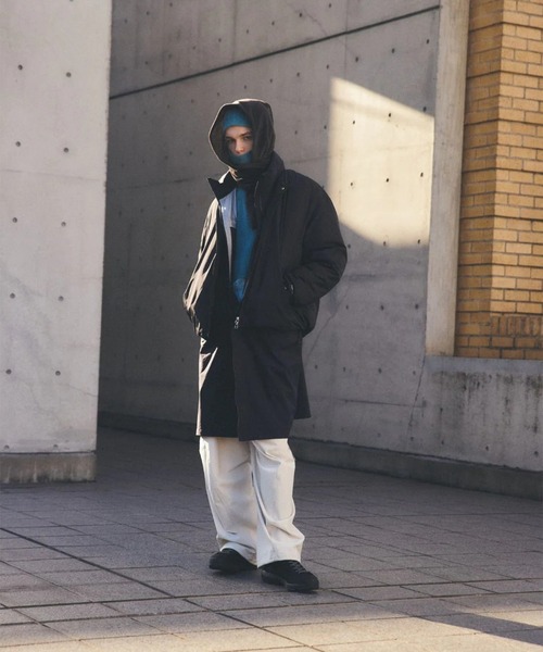 YDOT（ワイドット）の「【YDOT】COLLARLESS BOMBER DOWN JACKET（ダウンジャケット/コート・メンズ・セージグリーン/ブラック・M/L）」の16枚目の写真