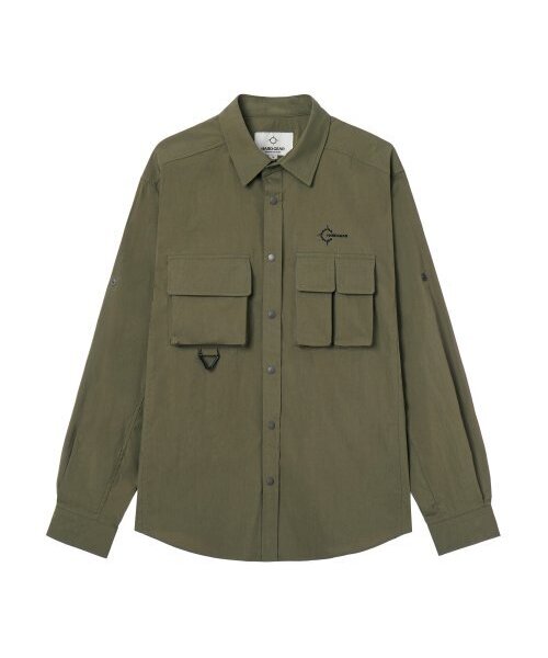 HARDGEAR APPAREL(ハードギアアパレル)の「トレイルシャツ カーキ(シャツ/ブラウス・メンズ・その他・LARGE/MEDIUM/SMALL/X-LARGE)」の1枚目の写真
