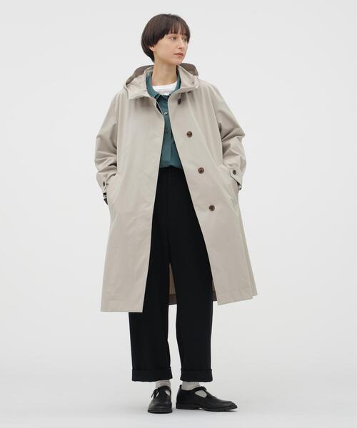 MARGARET HOWELL（マーガレットハウエル）の「CHAMBRAY COTTON POPLIN SHIRT（シャツ/ブラウス・レディース・グリーン/ベージュ系その他3・2/1）」の7枚目の写真