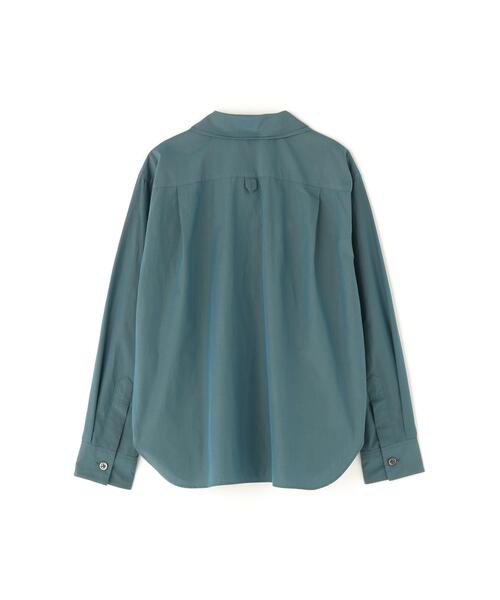 MARGARET HOWELL（マーガレットハウエル）の「CHAMBRAY COTTON POPLIN SHIRT（シャツ/ブラウス・レディース・グリーン/ベージュ系その他3・2/1）」の10枚目の写真
