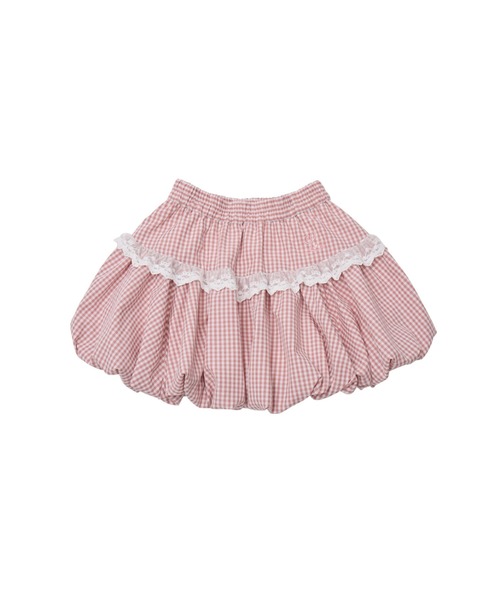 Lolime by mellfy memory(ロリミー バイ メルフィーメモリー)の「lacy balloon skirt(スカート・レディース・ドット/ピンク・MEDIUM/X-LARGE)」の2枚目の写真