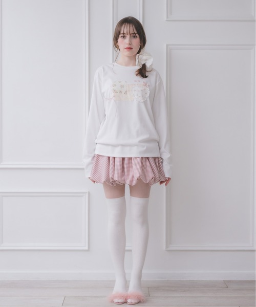 Lolime by mellfy memory(ロリミー バイ メルフィーメモリー)の「lacy balloon skirt(スカート・レディース・ドット/ピンク・MEDIUM/X-LARGE)」の10枚目の写真
