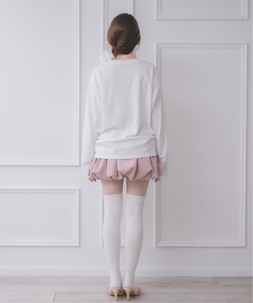 Lolime by mellfy memory(ロリミー バイ メルフィーメモリー)の「lacy balloon skirt(スカート・レディース・ドット/ピンク・MEDIUM/X-LARGE)」の12枚目の写真