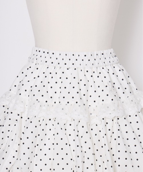 Lolime by mellfy memory(ロリミー バイ メルフィーメモリー)の「lacy balloon skirt(スカート・レディース・ドット/ピンク・MEDIUM/X-LARGE)」の16枚目の写真