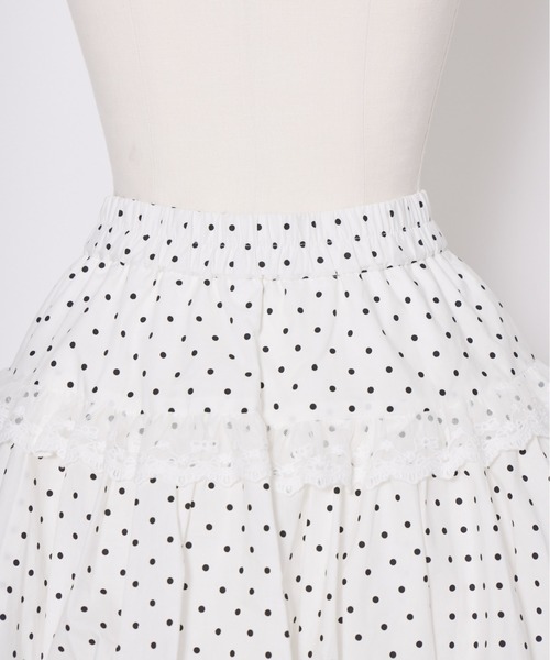 Lolime by mellfy memory(ロリミー バイ メルフィーメモリー)の「lacy balloon skirt(スカート・レディース・ドット/ピンク・MEDIUM/X-LARGE)」の18枚目の写真