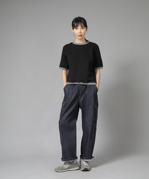 SAINTCREW（セントクルー）の「ダブルカーゴストリングジョガーパンツ DCJ-338 デニムインディゴ（デニムパンツ・メンズ・その他・MEDIUM/LARGE/X-LARGE）」の9枚目の写真