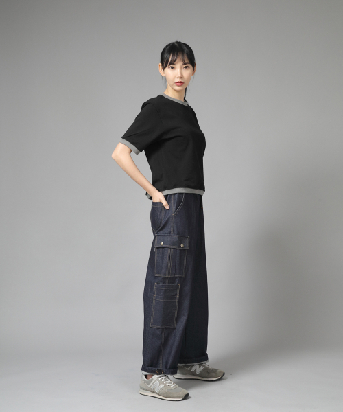 SAINTCREW（セントクルー）の「ダブルカーゴストリングジョガーパンツ DCJ-338 デニムインディゴ（デニムパンツ・メンズ・その他・MEDIUM/LARGE/X-LARGE）」の10枚目の写真