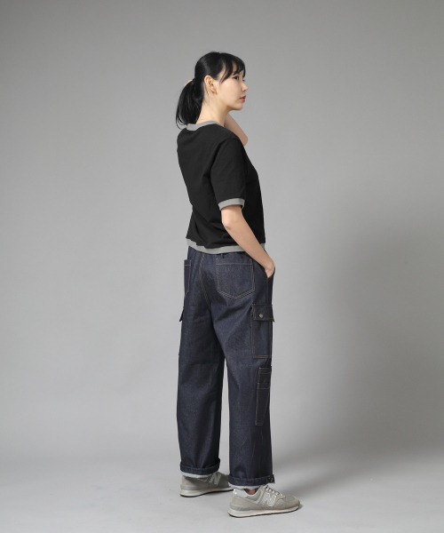 SAINTCREW（セントクルー）の「ダブルカーゴストリングジョガーパンツ DCJ-338 デニムインディゴ（デニムパンツ・メンズ・その他・MEDIUM/LARGE/X-LARGE）」の11枚目の写真