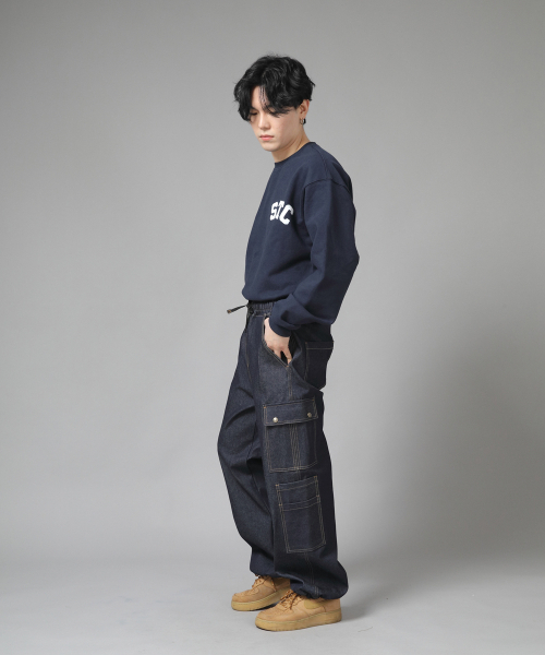 SAINTCREW（セントクルー）の「ダブルカーゴストリングジョガーパンツ DCJ-338 デニムインディゴ（デニムパンツ・メンズ・その他・MEDIUM/LARGE/X-LARGE）」の12枚目の写真