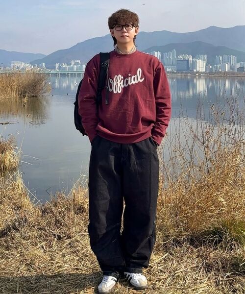 KANEITEI(カネイテイ)の「OFFICIAL LETTERING EMBROIDERED CREWNECK (NAVY)(スウェット・レディース・ネイビー・MEDIUM/LARGE/X-LARGE)」の19枚目の写真