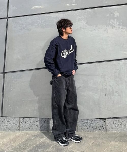 KANEITEI(カネイテイ)の「OFFICIAL LETTERING EMBROIDERED CREWNECK (NAVY)(スウェット・レディース・ネイビー・MEDIUM/LARGE/X-LARGE)」の20枚目の写真