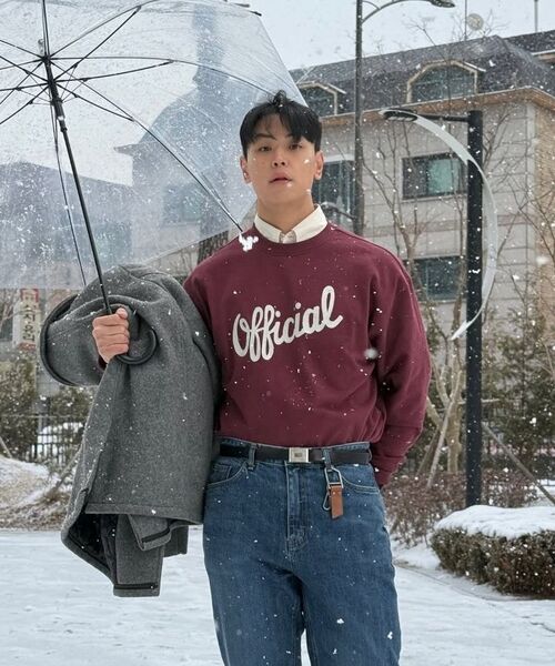 KANEITEI(カネイテイ)の「OFFICIAL LETTERING EMBROIDERED CREWNECK (NAVY)(スウェット・レディース・ネイビー・MEDIUM/LARGE/X-LARGE)」の12枚目の写真