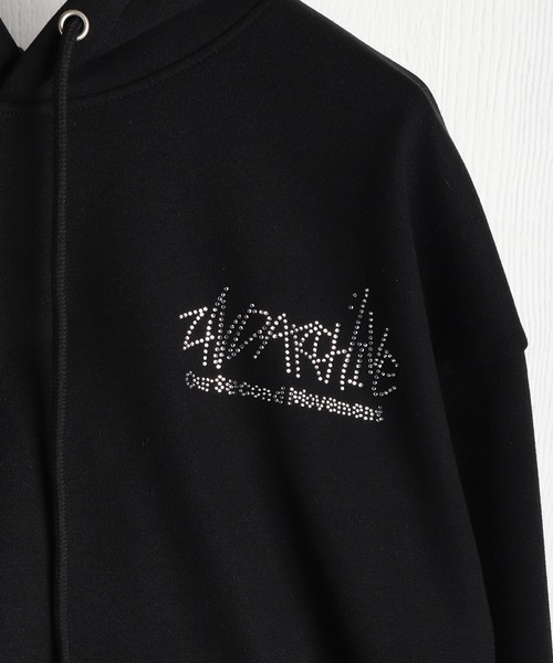 WESTSEA(ウエストシー)の「2ND ARCHIVE プルパーカー くま ねこ ラインストーン グラフィックプリント(パーカー・メンズ・ブラック系その他4/ブラック系その他/ブラック系その他3/ブラック系その他5/ブラック/ブラック系その他2・FREE)」の9枚目の写真