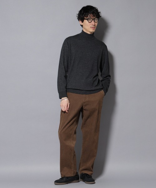 NANO universe(ナノユニバース)の「カシミヤミックスタートルネックニット(ニット/セーター・メンズ・グレー/ターコイズブルー/レッド/チャコール/ネイビー・L/M)」の16枚目の写真